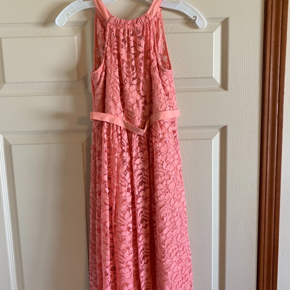 Pink Kid's Bridesmaid Dress